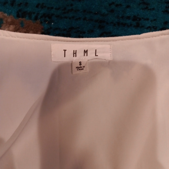 THML white and blue shirt size S - Picture 4 of 4
